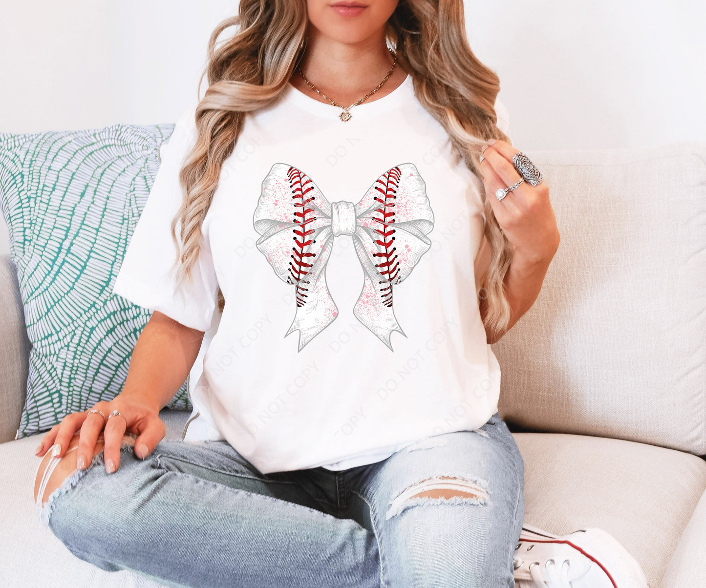Baseball Ribbon Custom Tshirt