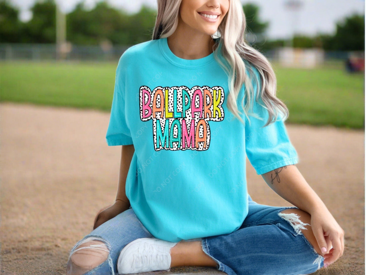 Ballpark Mama Custom Tshirt
