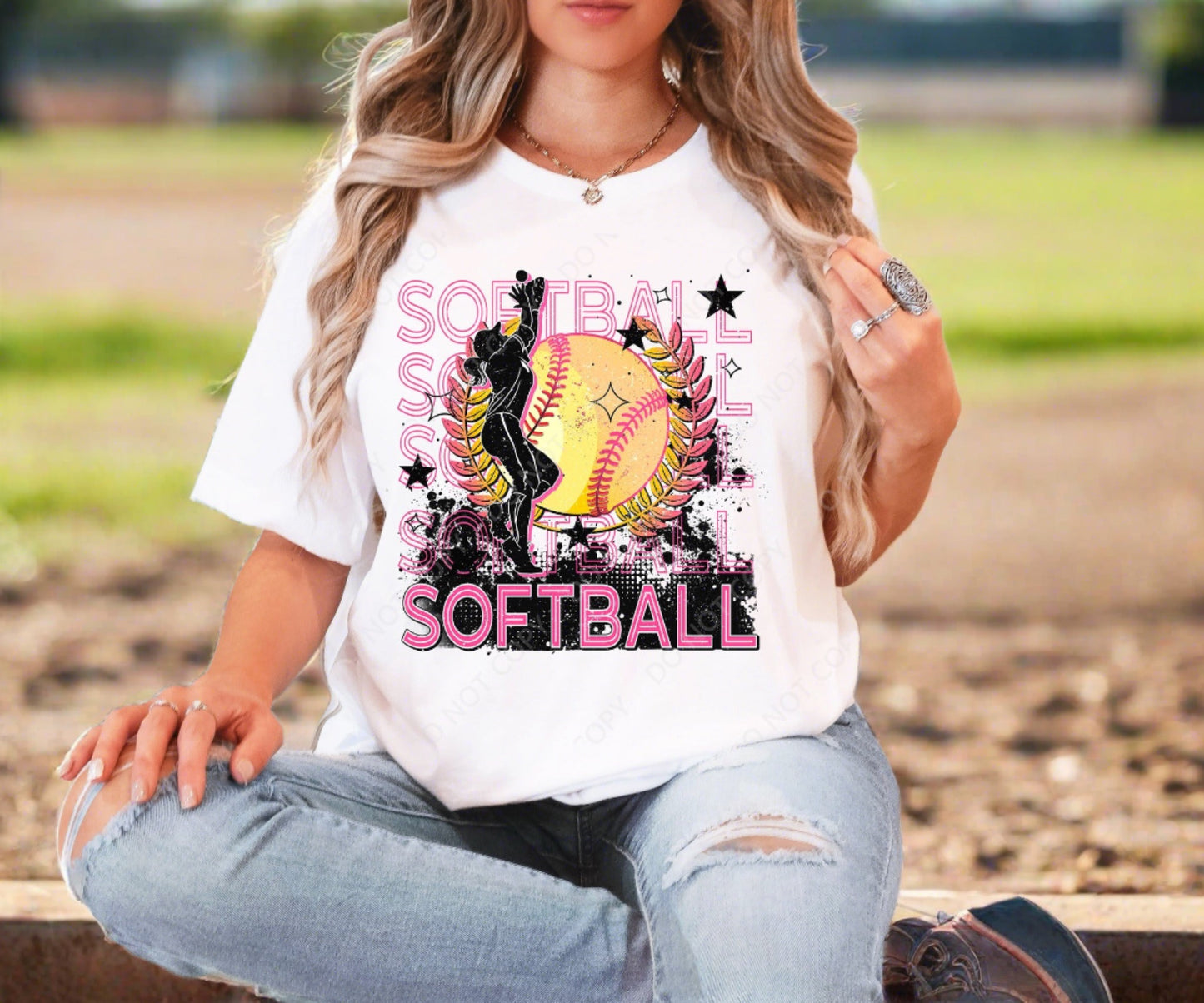 Softball Catch Custom Tshirt