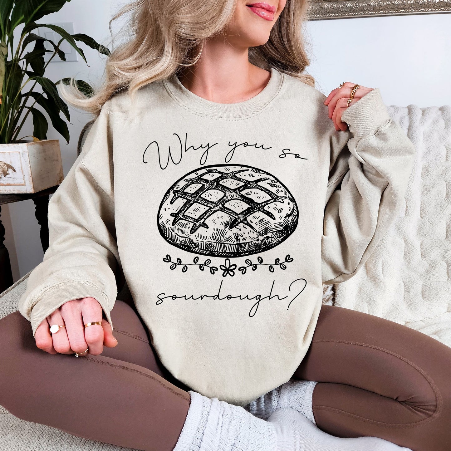 Why You So Sourdough? Bread Pun Custom Tshirt