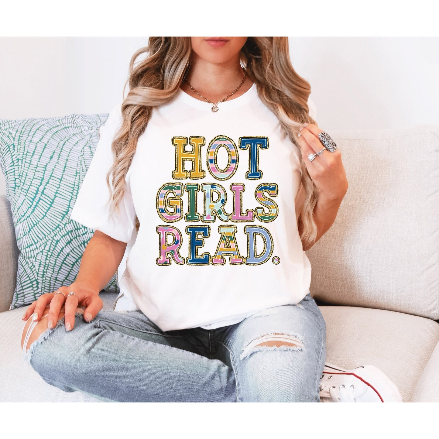 Hot Girls Read Custom Tshirt