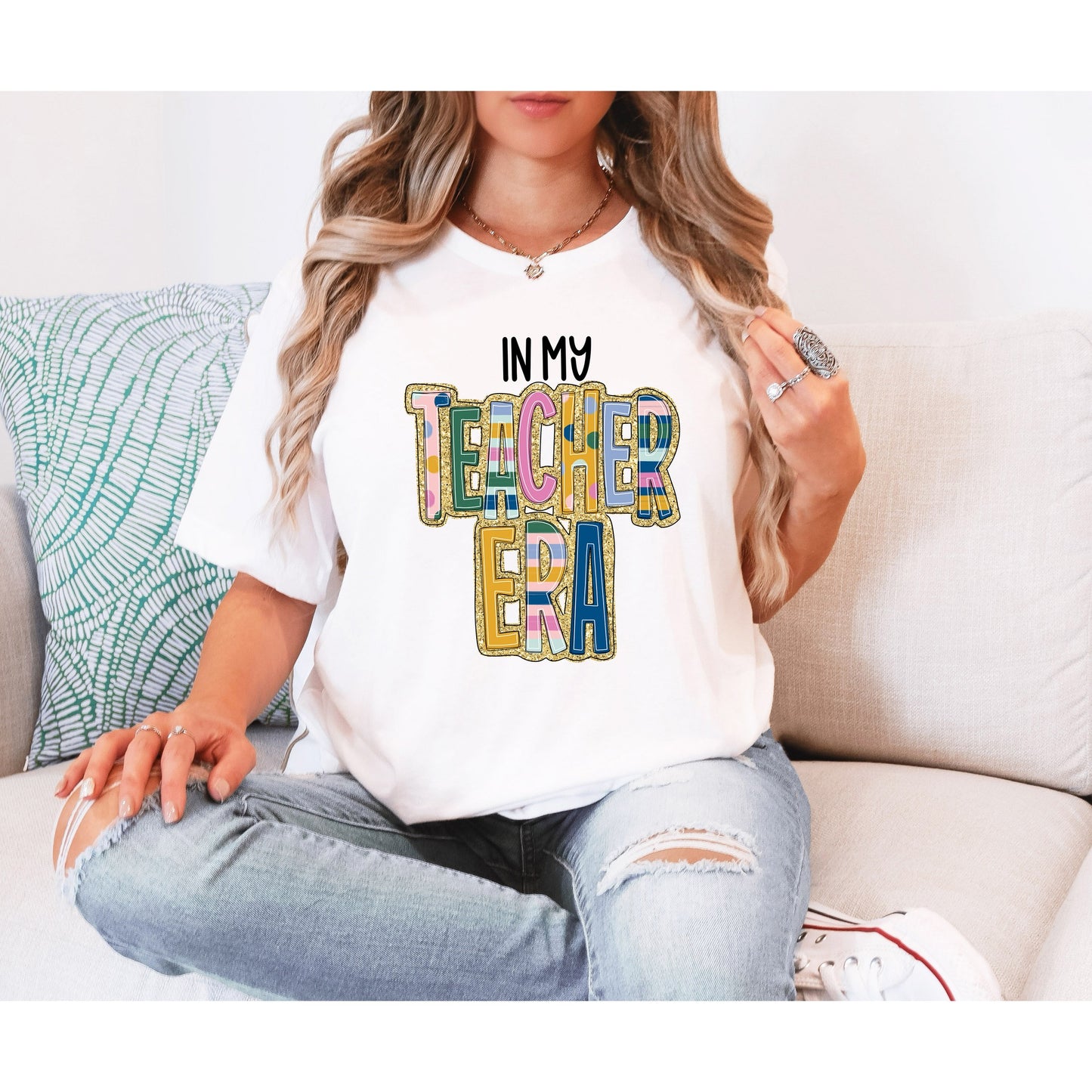 In My Teacher Era Custom Tshirt