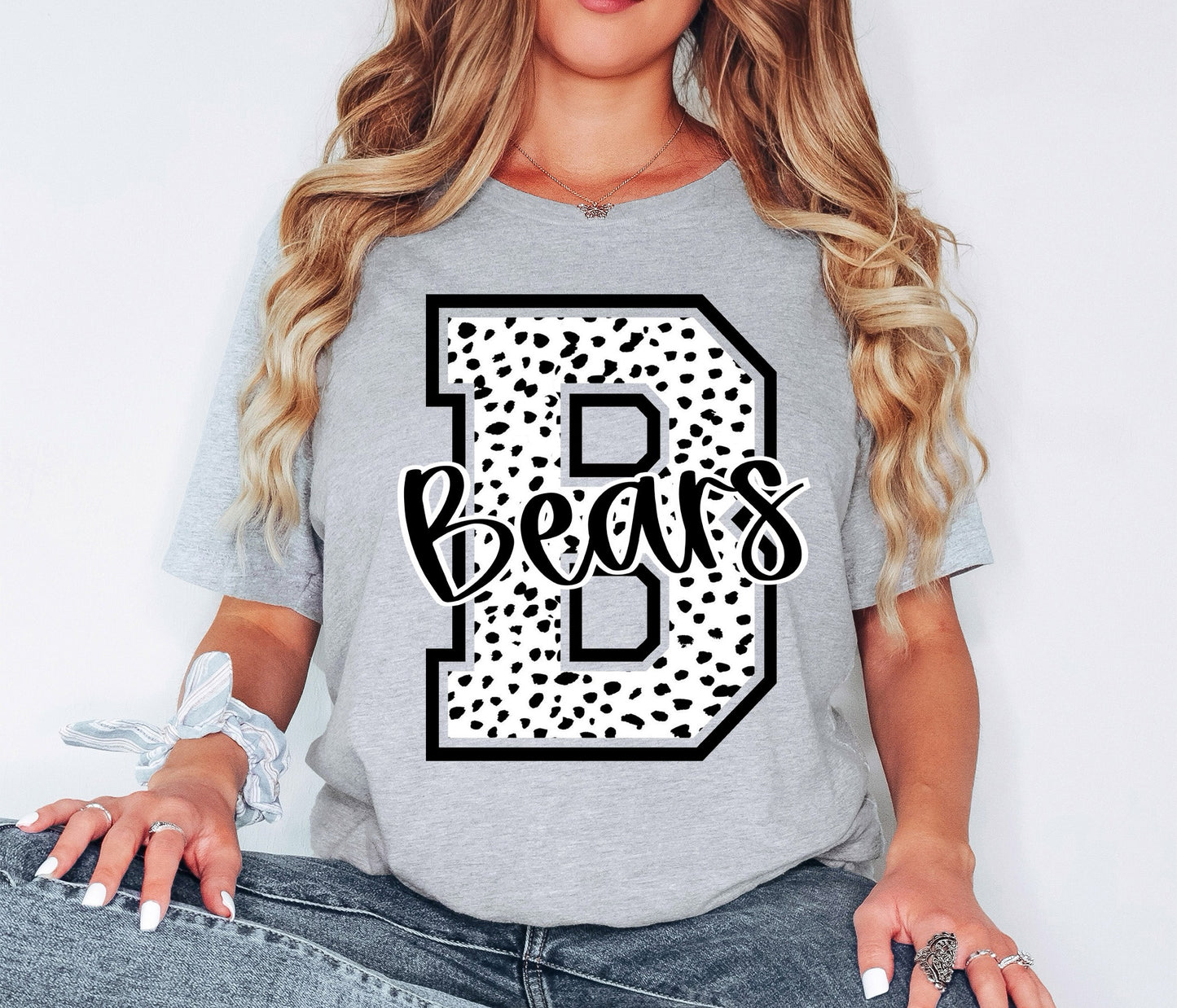 B Bears Black & White Custom Tshirt