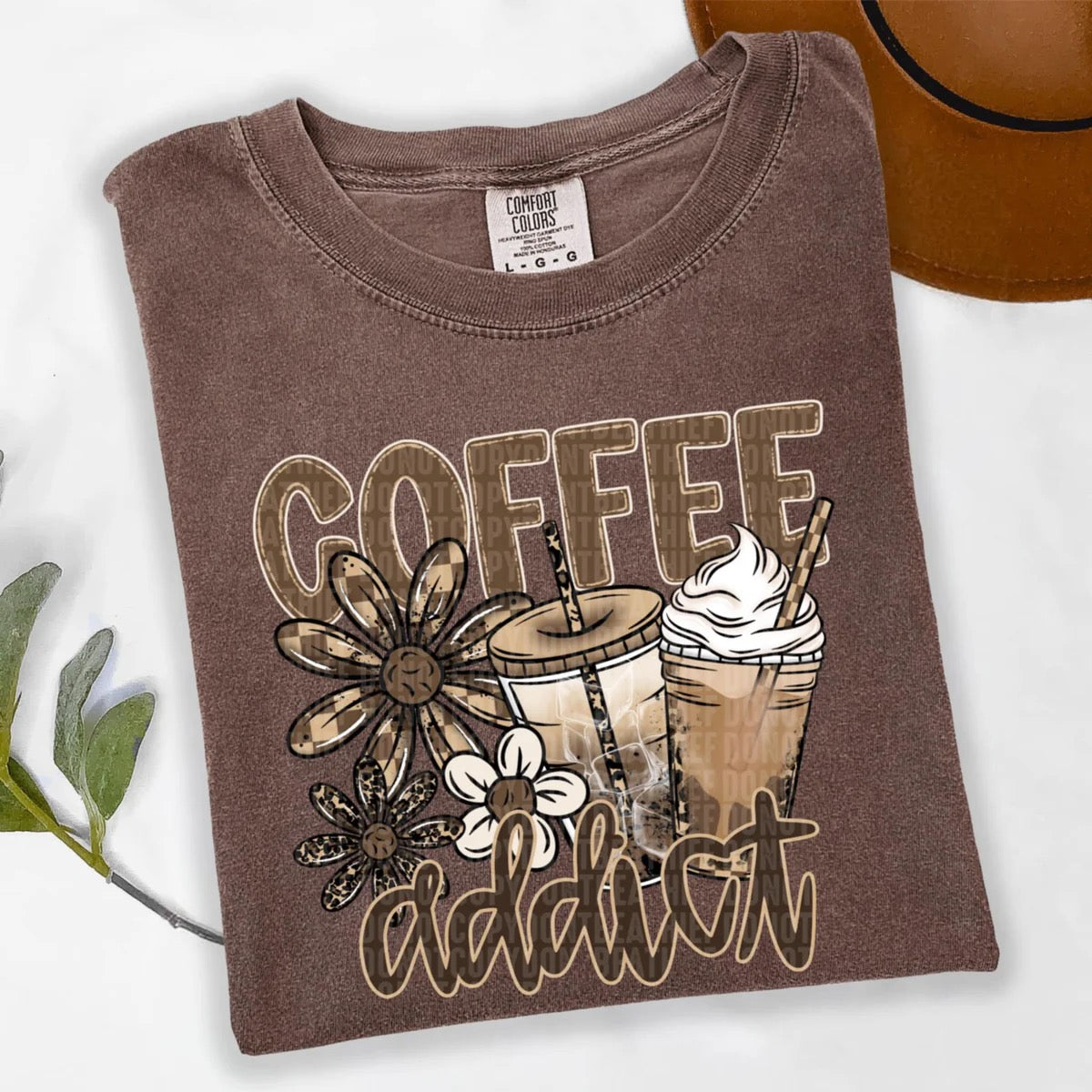 Coffee Addict Custom T-shirt