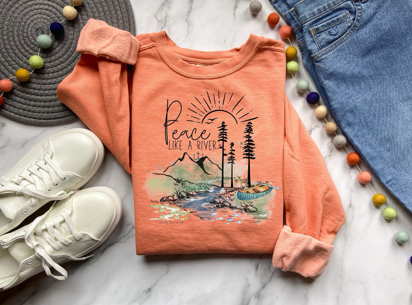 Peace In The River Faith Custom Tshirt