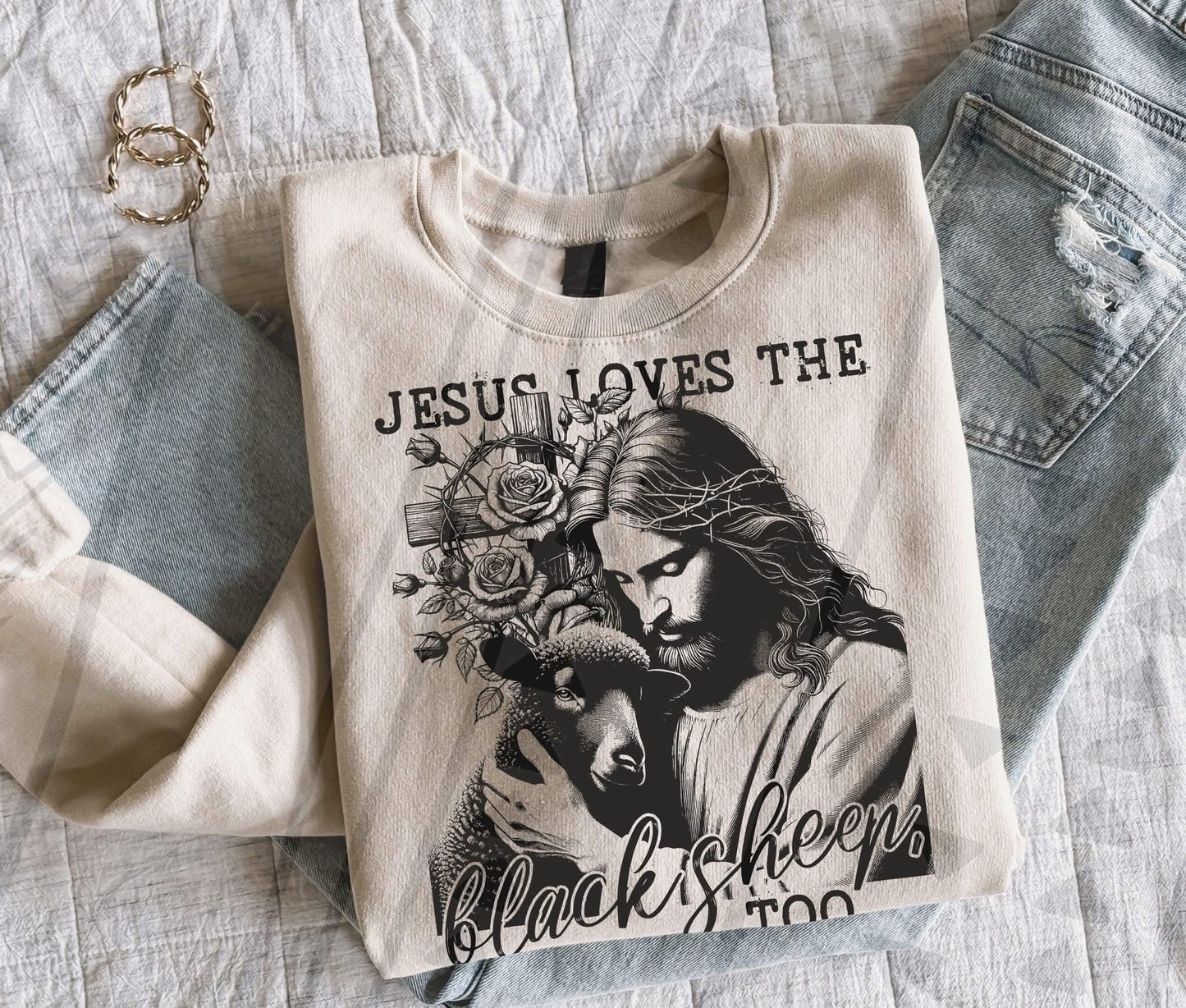 Jesus Loves The BlackSheep Too Faith Custom Tshirt