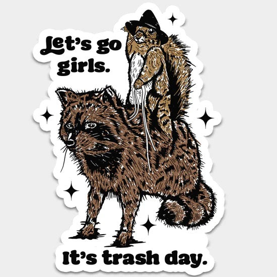 Let's Go Girls Funny Sticker Decal