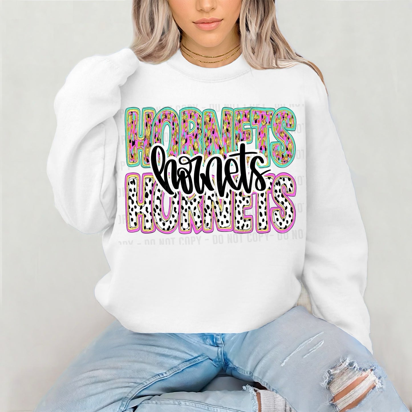 Colorful Mascot or Name Custom T-shirt