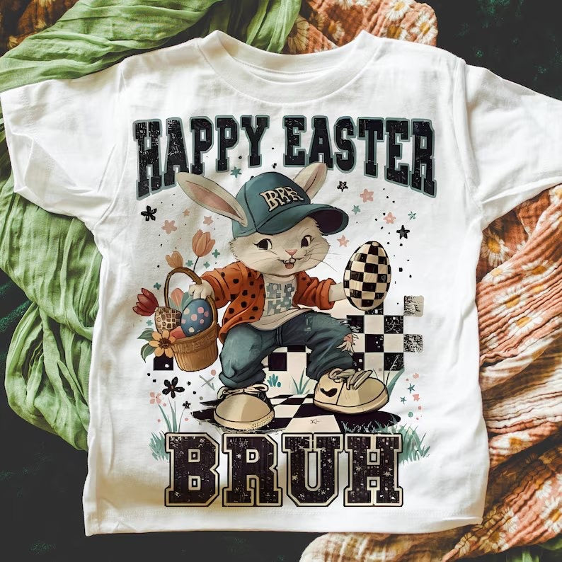 Happy Easter BRUH Custom T-shirt