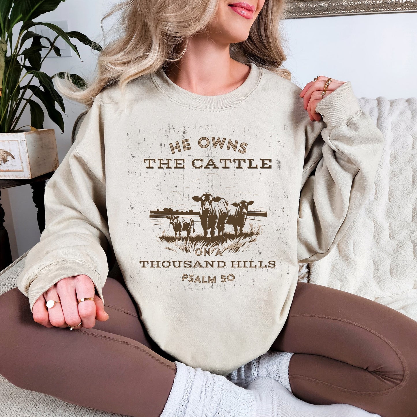 He Owns Cattle on A Thousand Hills Custom Tshirt
