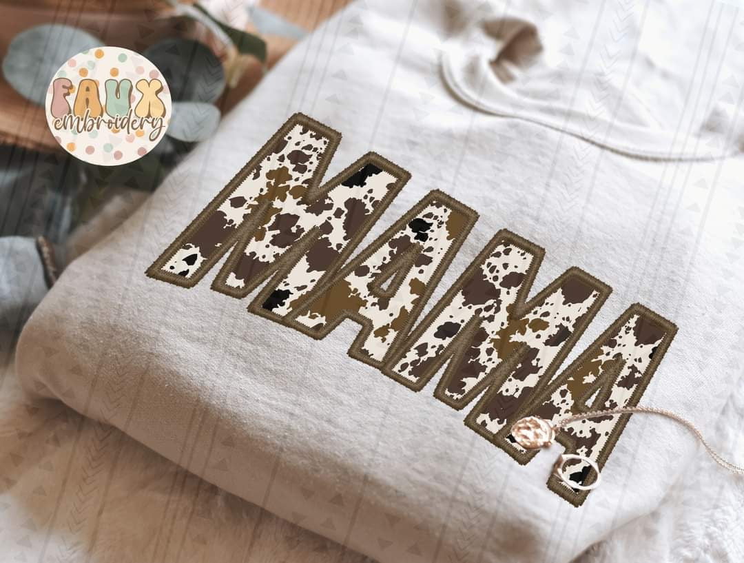 Mama cow faux T-shirt