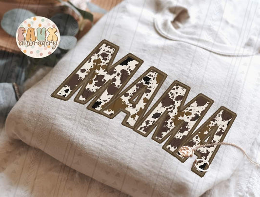 Mama cow faux T-shirt