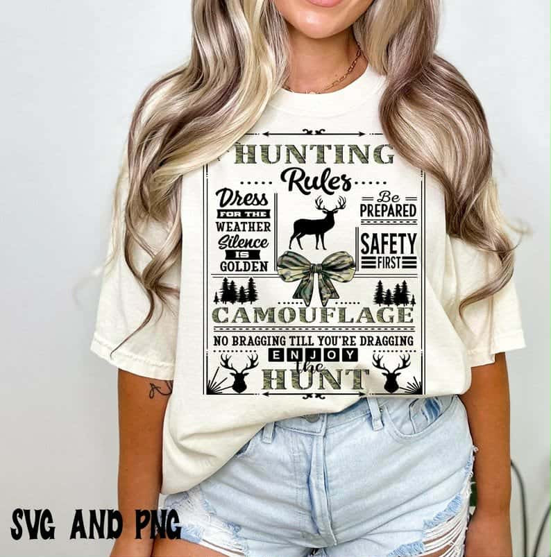 Hunting Rules Custom T-shirt