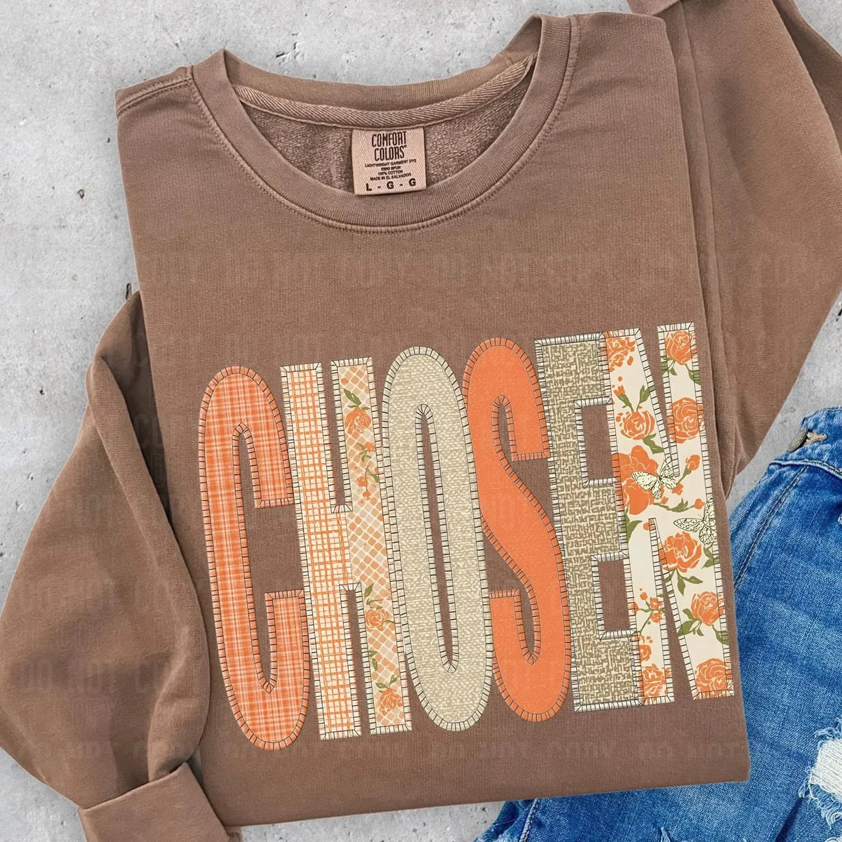 Chosen patchwork T-shirt